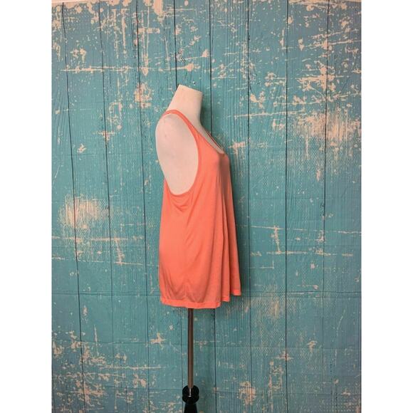 Thread 4 Thoughts Orange Racer Back Top Size Large - Picture 8 of 9
